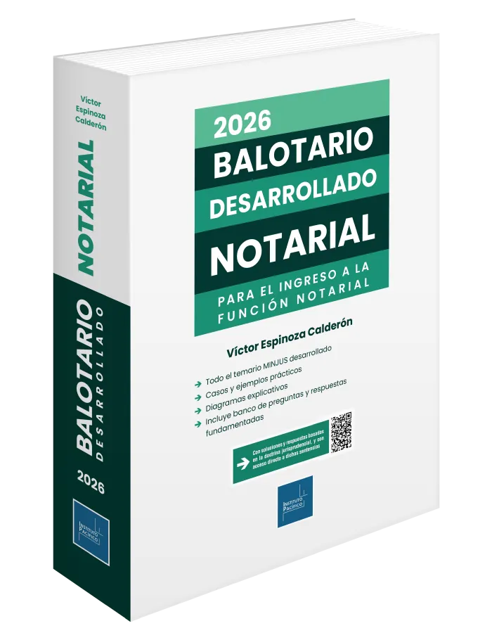 Balotario desarrollado notarial