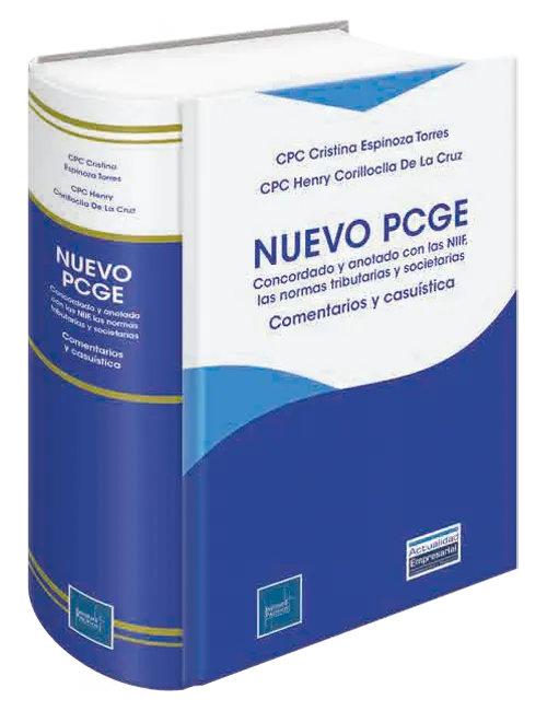 NUEVO PCGE - CONCORDADO Y ANOTADO CON LAS NIIF, LAS NORMAS TRIBUTARIAS Y SOCIETARIAS - COMENTARIO Y CASUISTICA
